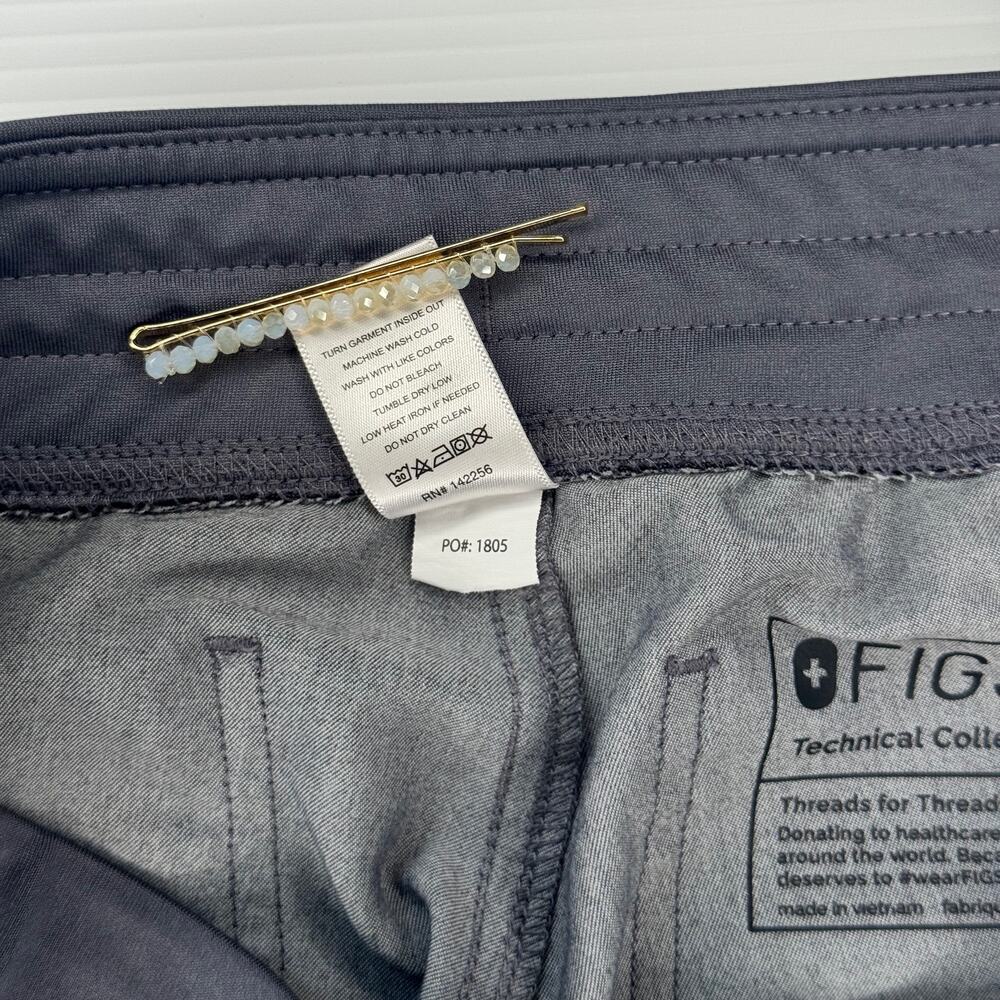 FIGS Livingston Basic Scrub Pants Graphite Gray Women’s Small Healthcare Nursing - Picture 7 of 16